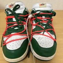 Nike Dunk Low Off-White グリーン/ホワイト