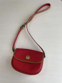 lancel ランセル　ショルダーバッグ　レッド