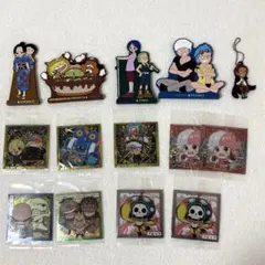 ワンピースウエハースシール 一番くじ ラバースタンド ビッくらポン 14点セット