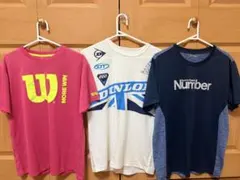 ウィルソン/ダンロップ/Number 3点セット スポーツウェア Lサイズ
