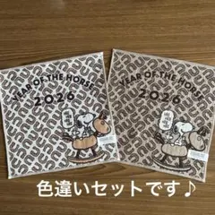 スヌーピー❣️午年ハンカチ