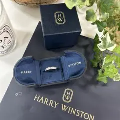 HARRY WINSTONハリーウィンストン　トリストツーロウバンドリング　7号のサムネイル