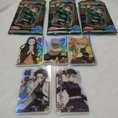 鬼滅の刃 キャラカットステッカーガム 胡蝶しのぶ、カナヲ、善逸、之助 、禰豆子