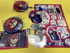 ブルーロック 千切豹馬　缶バッジ ステッカー 4点セット