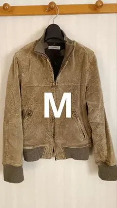 ベージュ コーデュロイ ジャケット　M
