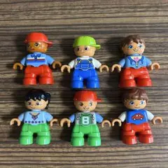 レゴ デュプロ フィグ 6人セット 男の子 女の子