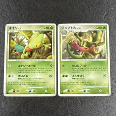 プレイ用】ポケカ DP/Pt キモリ ジュプトル ジュカイン 進化ライン 3枚