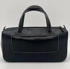 GIVENCHY 美品 ジバンシー ハンドバッグ 4Gロゴ レザー 黒 ブラック