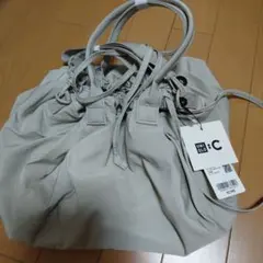 UNIQLO:C ドローストリング2way ショルダーバッグ 　ベージュのサムネイル