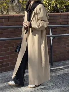 Petitle 神戸レタス　低身長向け　ロングトレンチコート　サイズPMのサムネイル