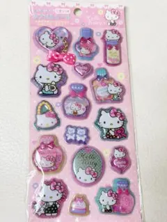 Hello kitty ゆらゆらするリボンつきカプセルシール