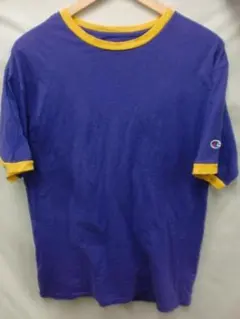 匿名即日発可！チャンピオンリンガーTシャツUSAブランドパープルL