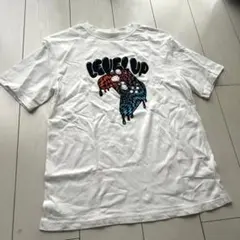 美品　H&M 160cm LEVEL UP 半袖Tシャツ プリント