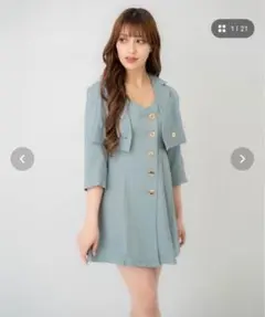 REDYAZEL ショートジャケット×ミニワンピワース