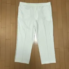 ホワイトパンツ ラインパンツ