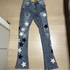 GUAPI フレアデニムパンツ