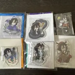 伊黒小芭内セット おまんじゅう 絵札缶バッジ アクリルキーホルダー 鬼滅の刃 伊黒小芭内セット おまんじゅう 絵札缶バッジ アクリルキーホルダー 鬼滅