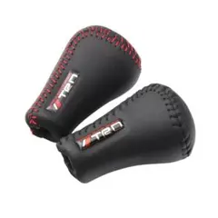TRD 革巻 シフトノブ 5速MT用 ブラック レッドステッチトヨタ GR 汎用