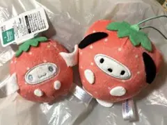 サンリオ　フルーツきぐるみマスコット〜いちご〜　シナモロ－ル&ポチャッコ