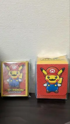 【サプライのみ】マリオピカチュウ スペシャルBOX ポケモンセンター限定スリーブ サプライのみ】マリオピカチュウ スペシャルBOX ポケモンセンター限定