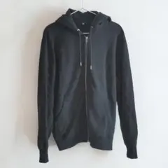 UNIQLO ユニクロ フルジップ パーカー ブラック 黒 M