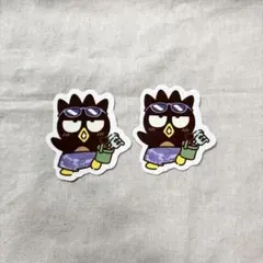 スシロー はぴだんぶい コラボ 後半 ピック 2枚セット バッドばつ丸