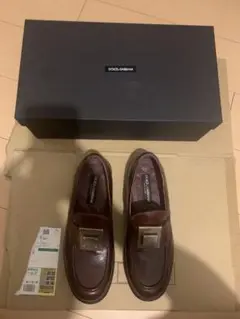 DOLCE&GABBANA メンズ ローファー ブラウンのサムネイル