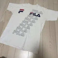 FILA ロゴプリント Tシャツ ホワイト　ビンテージ　シングルステッチ
