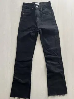 ZARA ブラック フレアデニム 34