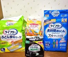 【開封後の残り】布団安心シーツ、 男性用尿漏れパッド 、長時間パンツ、吸水シートのサムネイル