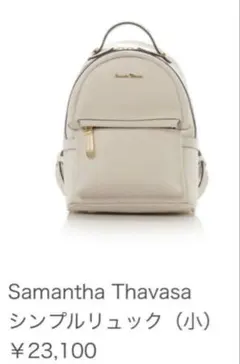Samantha Thavasa シンプルリュック（小）