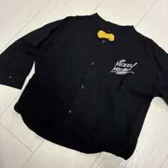 ミッキーマウス 長袖シャツ 黒