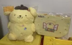 サンリオキャラクターズ当たりくじポムポムプリンぬいぐるみ保冷バックセット