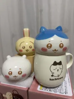 ちいかわ　チルタイム蓋付きマグカップ 全3種 3個セット