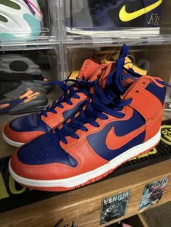 Nike Dunk High オレンジ/ネイビー