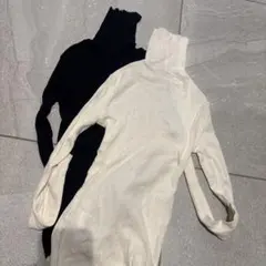 soeju 2枚　カシミヤ混タートルネックカットソー