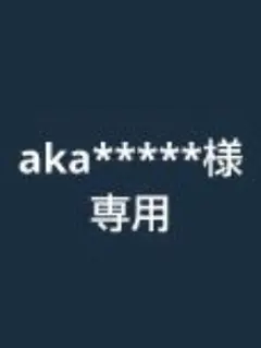 aka*****様 専用ページ