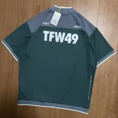 TFW49 セットアップ L ブルー ゴルフ シャツ ハーフパンツ グリーン