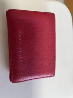 GIANNI CHIARINI 赤 レザー 二つ折り財布