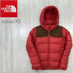 値下げ不可 ノースフェイス 700FIL ダウン レッド レディースXS