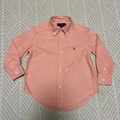 ラルフローレン キッズ用ボタンダウン長袖シャツ 100㎝