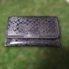 COACH カードケース(シグスチャー柄)美品