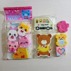 平成レトロ　動物　消しゴムセット 10個入り