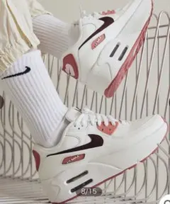 NIKE エアマックス90 LV8 SE ホワイト/レッド 値下げ