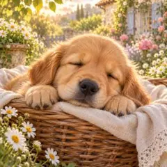 犬 アートプリント 10枚セット ふわふわ子犬