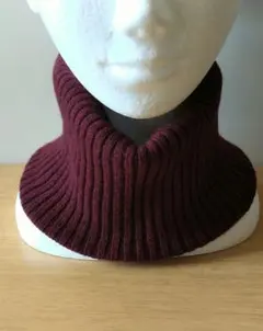 カシミヤ100%ロングネックウォーマー