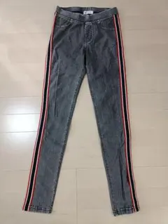 H&M　グレー デニム風スパッツ