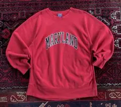 る*ー様 USA古着 ヘビーウェイト スウェット トレーナー レッド XL