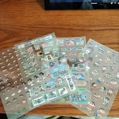 クレヨンしんちゃん ステッカー　シール　4シートセット