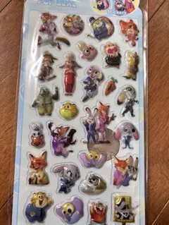 【2枚セット】即発送❗️ズートピアぷくぷくシール